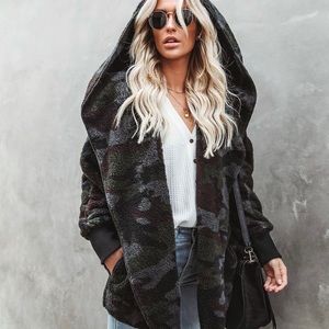 VICI - Coziest Yet Cardigan, Camo,  One size, EUC